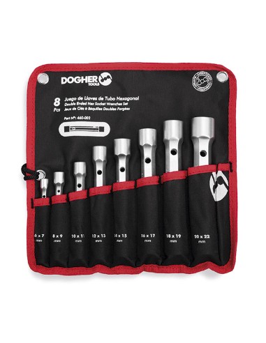 BOLSA NYLON 8 LLAVES DE TUBO HEXAGONAL