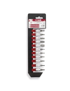 JUEGO 11 UD. V.PUNTAS HEX+TORX 1/4