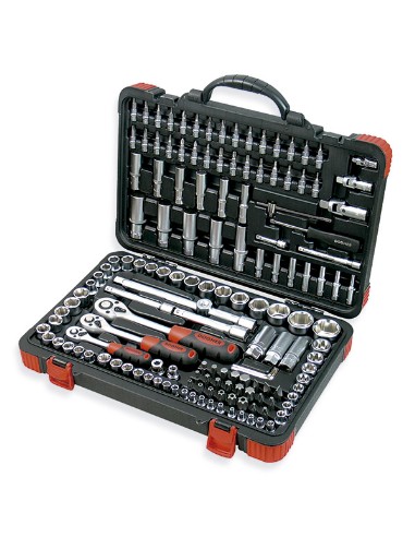 MALETIN MIXTO V.HEX 1/4&3/8&1/2 151PZAS