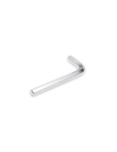 LLAVE MACHO HEXAGONAL CORTA CROMADA 7/32
