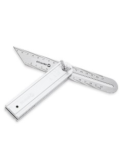 ESCUADRA FLEXIBLE MANGO ALUMINIO 250MM