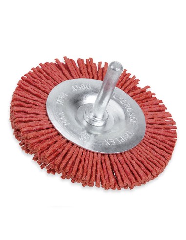 CEPILLO CIRCULAR NYLON CON MANGO 75MM