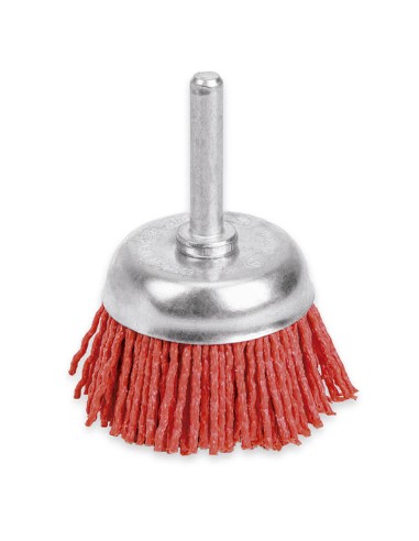 CEPILLO TAZA NYLON CON MANGO 75MM