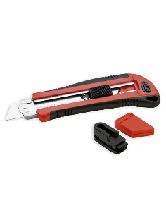 CUTTER HOJA 25MM CON 4 HOJAS RECAMBIO