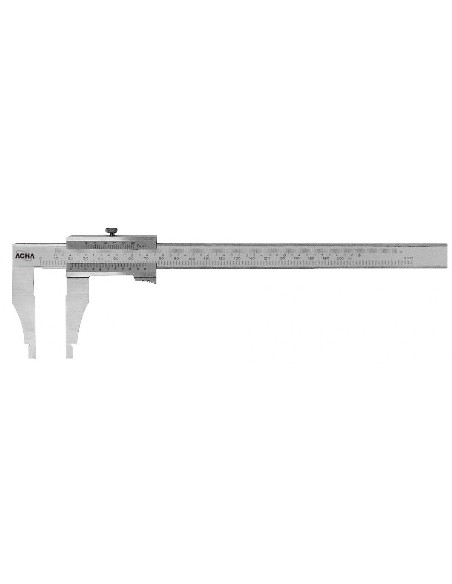 Calibre tipo tornero acero inox. cromado mate 200 x Boca 60