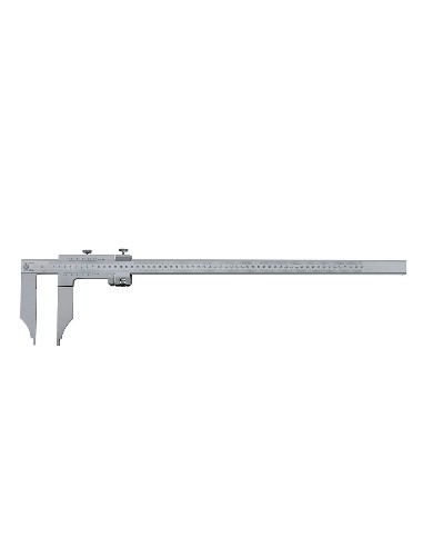 Calibre tornero sin paralaje ajuste fino inox. cromado mate. templado "FEMO N"