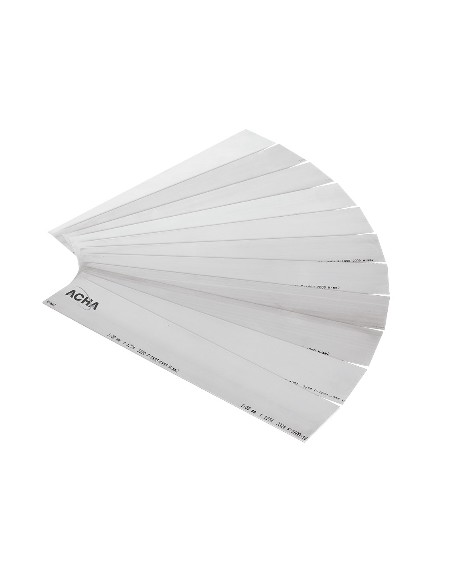 Surtido de 11 hojas calibradas acero 50 x 300mm De 0,02 a 1mm
