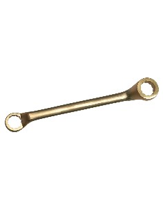 Llave de estrella acodada de dos bocas