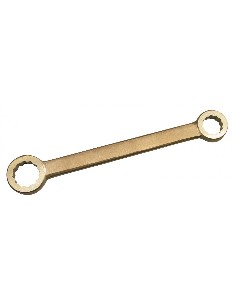 Llave de estrella plana de dos bocas