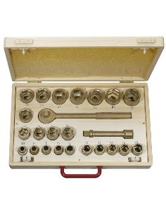 Juego de vasos de uso manual  de 1" (23 piezas)