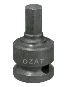 1/2" Vaso de impacto. Punta hexagonal