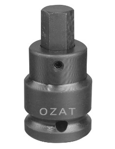 1/2" Vaso de impacto. Punta hexagonal de 2 piezas