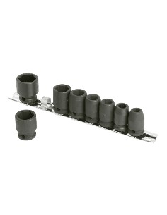 3/8" Regleta con 8 Vasos de impacto