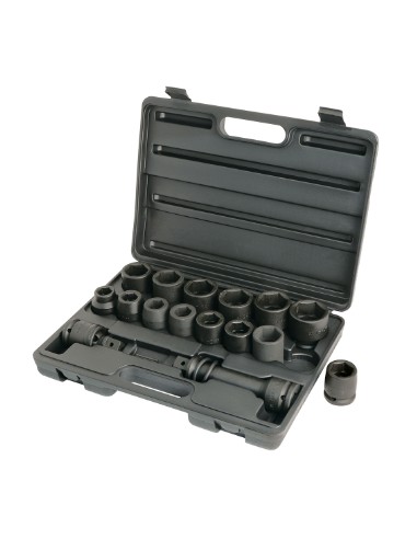 3/4" Juego de vasos de impacto (16 piezas)