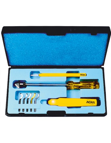 Estuche "DTK-1" con juego de rasqueta y avellanador