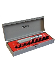 Estuche, juego sacabocados de bocas intercambiables