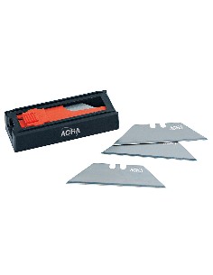 Caja Dispensador con 10 hojas repuesto trapezoidal para cuchillos (24)