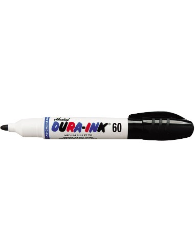 Rotulador de tinta permanente "DURA INK 60". Medio-Bala