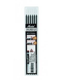 Pack 6 minas grafito para portaminas TRADES MARKER DRY