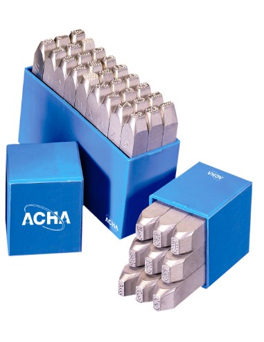 Abecedario de golpe de "BAJA FATIGA" tipo puntos