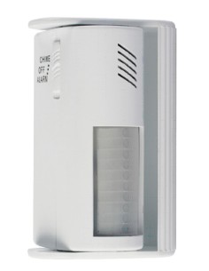 Detector de movimiento con timbre y alarma 70x109x37