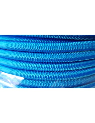 CUERDA ELASTICA POLIESTER AZUL MADEJA 10 M - 8MM