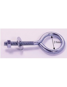 HEMBRILLA SOLDADA M6X40 GRANDE CON TUERCA Y ARANDELA< 2