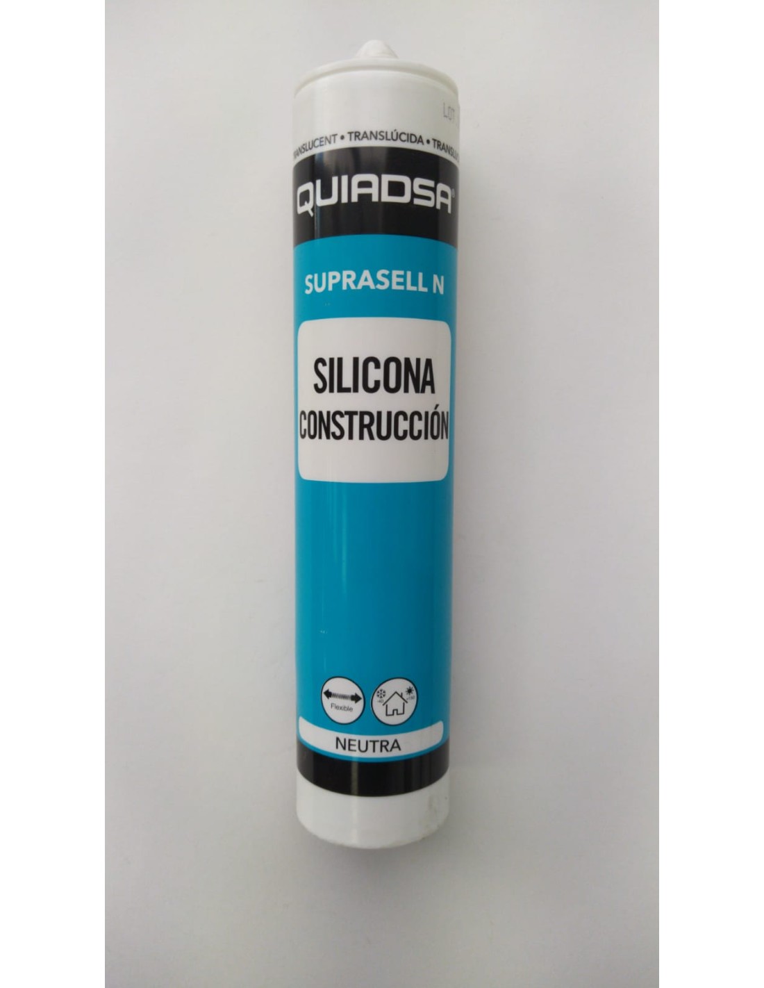 Silicona neutra profesional Sanitar transparente Index 280 ml. SIPRST280 -  Corefluid