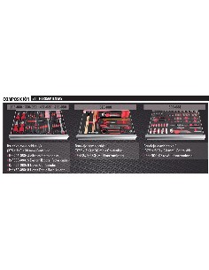 CARRO ASSEN COMP 3 CAJONES MAS 211 HERRAMIENTAS 2