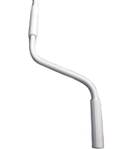 MANIVELA DE ELEVACION DE TOLDOS BLANCA 80 CENTIMETROS< 2