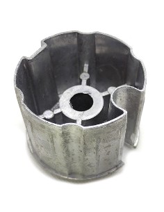 CASQUILLO ALUMINIO D70 CON AGUJERO REDONDO< 2