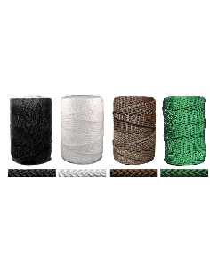 CUERDA CORDEL GRANITO NYLON TRENZADO 6MM  **BLANCA**  200METRO ALTA CALIDAD    2