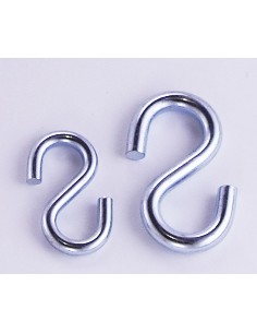 GANCHO FORMA "S" GALV. DE 6      55MM