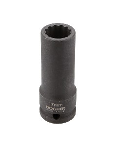 VASO IMPACTO CrMo BI-HEX LARGO 1/2-12MM