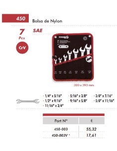 BOLSA DE NYLON 7PZAS VACIA