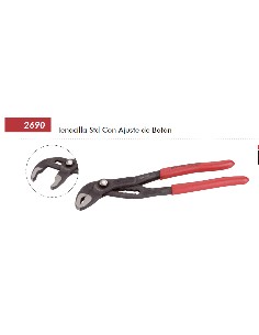 TENACILLA DE CANAL AJUSTABLE BOTON 400MM