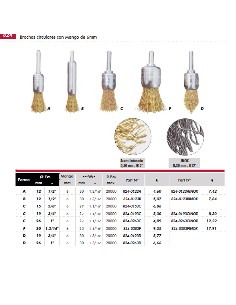 CEP. BROCHA ONDUL. INOX M/C 6 26x0,3MM