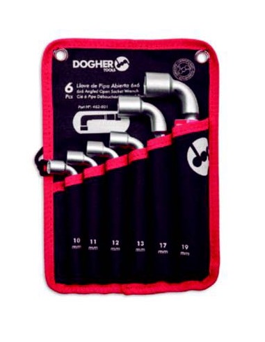BOLSA DE NYLON 6PCS LLAVE PIPA ABIERTA