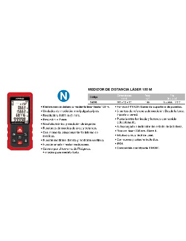 Medidor de distancia l