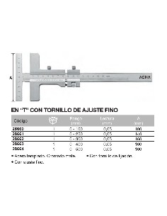 Calibre para trazado en  2