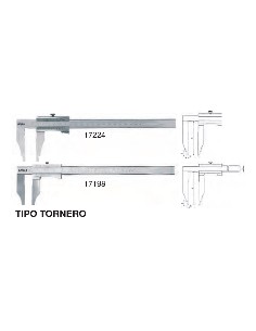 Calibre tipo tornero acero inox. cromado mate, templado 1.200 x Boca 200 2