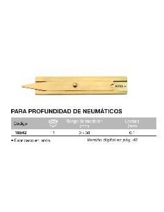 Calibre para profundidad de neum 2