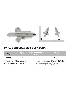 Calibre para costuras de soldadura 0-20mm 2