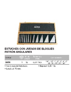 Estuche 12 bloques patr 2