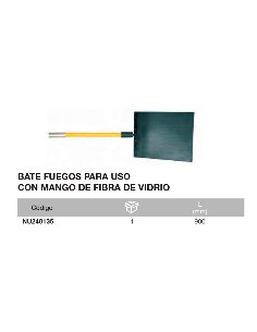 Batefuegos con mango NUPOLE 900mm 2