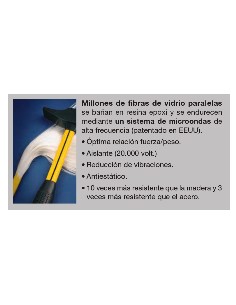 Martillo POWERDRIVE con NUPLATHANE y ACERO mango NUPLA SG  2