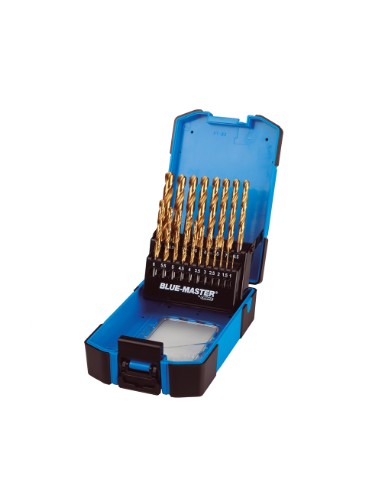 EST.AZUL 19PCS TiN DIN338 