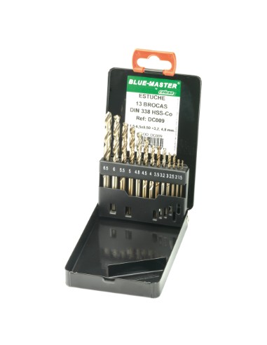 ESTUCHE BROCAS DIN 338 HSS-Co 1-7X0,5