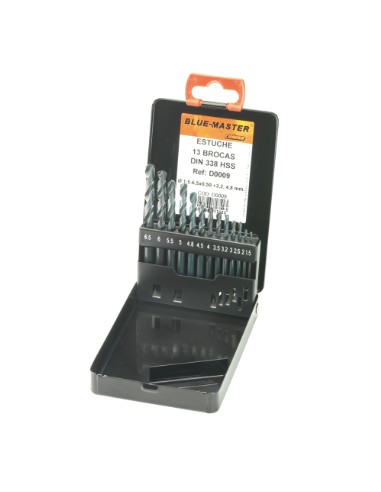 ESTUCHE BROCA HSS 2-7X0,50+8 MM D0006
