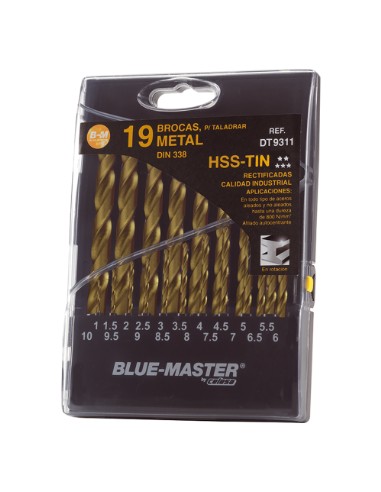 ESTUCHE BROCA RECT MM DT9311 TIN